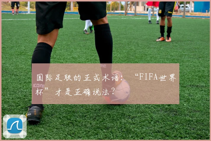 国际足联的正式术语:“FIFA世界杯”才是正确说法?